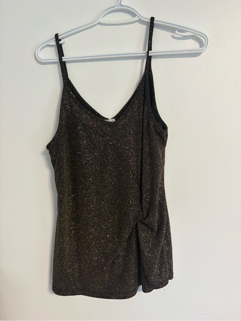 Kismet Metallic Black Glitter Cami